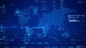 Digital Global Network Map with Data Nodes and Technology Interface for International Cyber Connectivity and Information Exchange - Powered by Shutterstock - Get 15% off with code: PIKWIZARD15