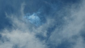 Blue Sky and Clouds in Quick Motion, Timelapse Vertical Video. Dynamic Cloudscape Time-lapse. Nature Scene, Time Lapse - Powered by Shutterstock - Get 15% off with code: PIKWIZARD15
