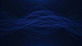 Blue fiber waves flow continuously in a seamless 4K 60FPS loop. Ideal for digital motion graphics, presentations, and tech visuals. - Powered by Shutterstock - Get 15% off with code: PIKWIZARD15