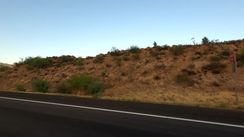 Arizona Driving 2529 Four Peaks Wilderness Bush OHV Staging Area Fort McDowell