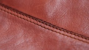 Macro brown leather background, grainy texture. High quality 4k footage - Powered by Shutterstock - Get 15% off with code: PIKWIZARD15