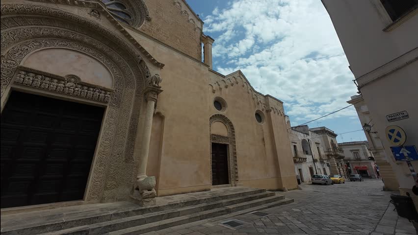 Historical church of Santa Caterina in Galatina, Italy