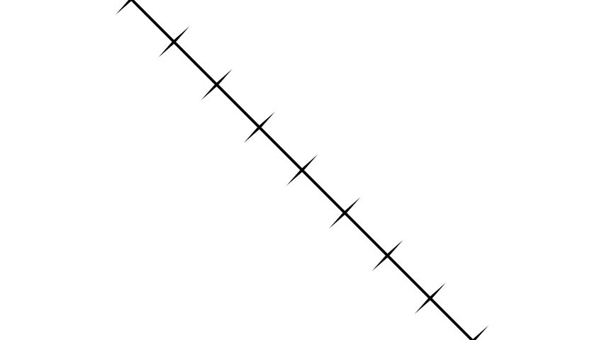 Solid Abstract Animation Balck Screen in 4K