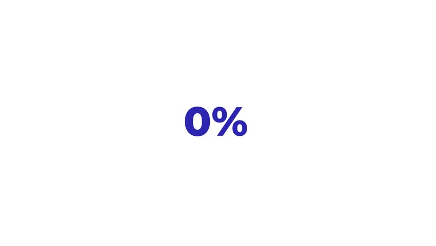 3D donut chart showing 100% in a clean, corporate style. Perfect for business presentations, reports, dashboards, and professional data visualization needs.