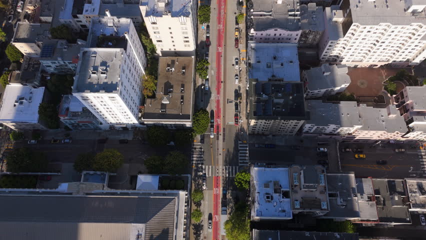 Breathtaking aerial shots capture the iconic San Francisco, highlighting the impressive highrise buildings, diverse urban landscapes, and the lively vibrancy of city life all around, california, usa