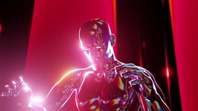 Confused Chrome Man VJ Loop - Powered by Shutterstock - Get 15% off with code: PIKWIZARD15