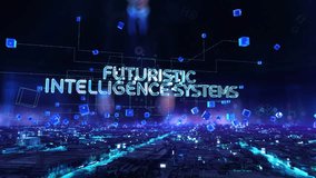 Futuristic Intelligence Systems- businessman working with virtual reality at office. - Powered by Shutterstock - Get 15% off with code: PIKWIZARD15