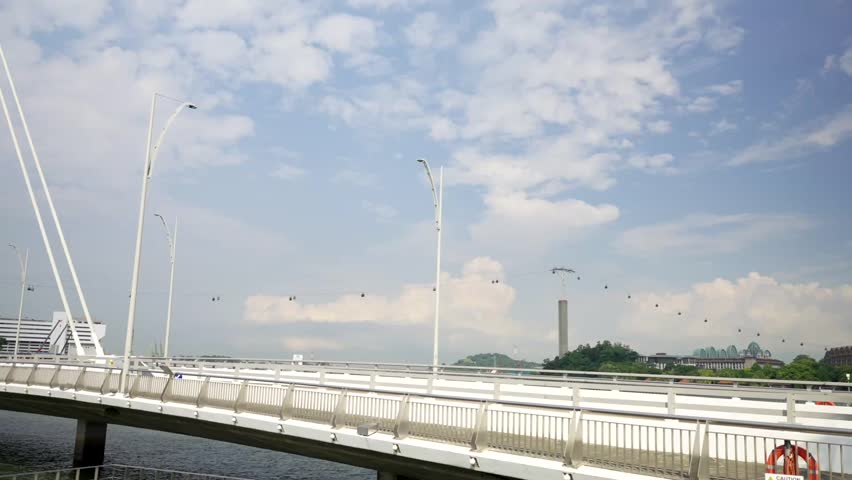 Keppel Bay Singapore blue sky