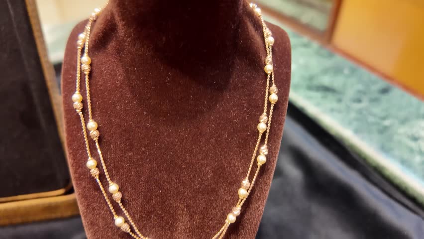 Freshwater Pearl Jewellery in Real Gold . Ethically Sourced Natural Pearls, Trending Indian Necklace and Ring Design
