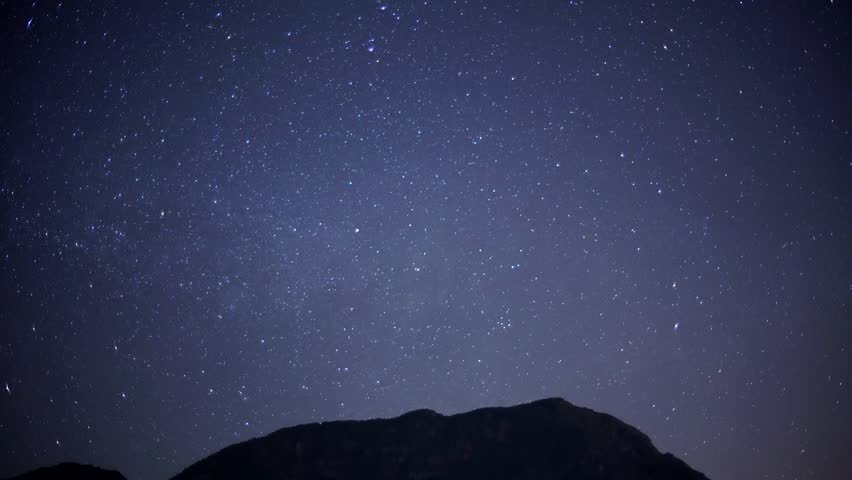 Timelapse of Stars in the American Desert