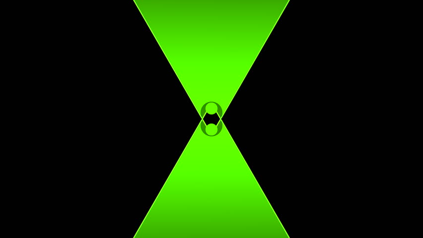 Abstract Geometrical Shapes Motion in Transitions Motion Graphics in Neon Green and Black. Video presentation, circle, lines and triangle. Social media, advertisements presentation