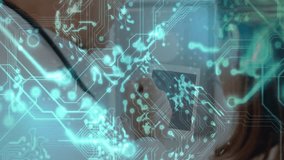 Teal medical overlay pulsing revealing doctor guiding patient capturing reading with smartphone. Healthcare, digital health, telemedicine, diagnostic technology, medical consultation, innovation, - Powered by Shutterstock - Get 15% off with code: PIKWIZARD15