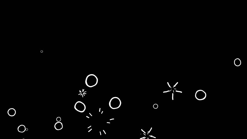 Fun Sparse Animated Bubble Popping Background Loop