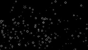 Fun Animated Bubble Popping Background Loop. Isolated cartoon-like bubbles popping mis-air over black background - Powered by Shutterstock - Get 15% off with code: PIKWIZARD15
