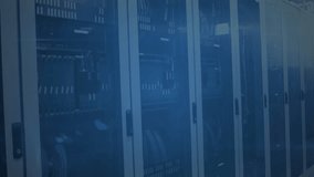 Particles appearing in data center forming cloud shape, morphing into padlock securing data. Technology, cybersecurity, cloud computing, digital security, data protection, network, futuristic - Powered by Shutterstock - Get 15% off with code: PIKWIZARD15