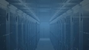 After pause network-style cloud forming in data center pulsing dispersing data showing network flow. Technology, cybersecurity, digital, innovation, connectivity, high-tech, network - Powered by Shutterstock - Get 15% off with code: PIKWIZARD15