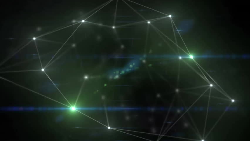 Network lines flickering triggers 3D clock pulsing, rotating hands advancing visualizing time flow. Futuristic, technology, digital, abstract, neon, motion, visualization - Powered by Shutterstock - Get 15% off with code: PIKWIZARD15