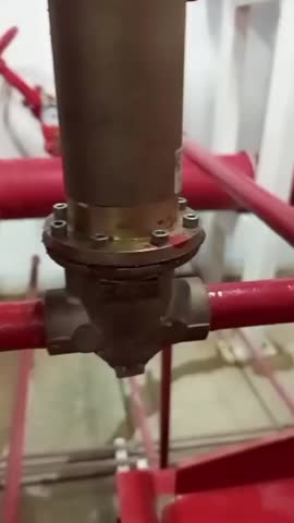 Commissioning Hydrant in the factory