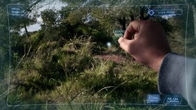 POV of man with futuristic glasses with AR - Powered by Shutterstock - Get 15% off with code: PIKWIZARD15