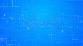 When blue grid appearing, 3D wireframe slab, walls and roof rising, demonstrating build process. Technology, architecture, modeling, visualization, innovation, blueprint, construction - Powered by Shutterstock - Get 15% off with code: PIKWIZARD15