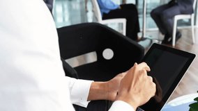 suited man tapping tablet starting avatar icons multiplying and connecting forming network overlay. Technology, connectivity, networking, collaboration, innovation, modern, professionalism - Powered by Shutterstock - Get 15% off with code: PIKWIZARD15