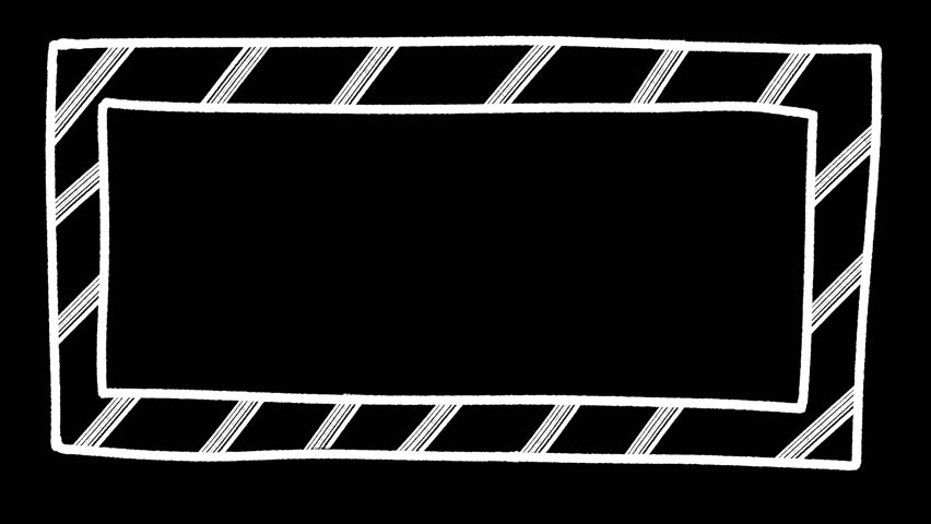 This sketch style wavy animation border is perfect for adding personality to your YouTube videos, Reels, or slideshows.