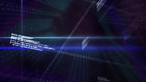 Glowing blue beam sweeping into space, code panels pulsing streams animating data visualization. Futuristic, digital, holographic, abstract, dynamic, technological, data-driven - Powered by Shutterstock - Get 15% off with code: PIKWIZARD15