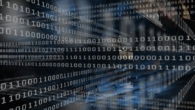 Streaming transparent binary code flowing over server room revealing IT specialist analyzing data. Technology, data, cybersecurity, digital, infrastructure, innovation, professional - Powered by Shutterstock - Get 15% off with code: PIKWIZARD15