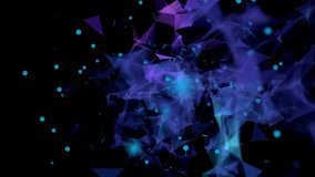 Glowing Abstract DNA Helix with Particle Swarm - Powered by Shutterstock - Get 15% off with code: PIKWIZARD15