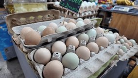 Farm Fresh Eggs in Cartons at Market - Powered by Shutterstock - Get 15% off with code: PIKWIZARD15