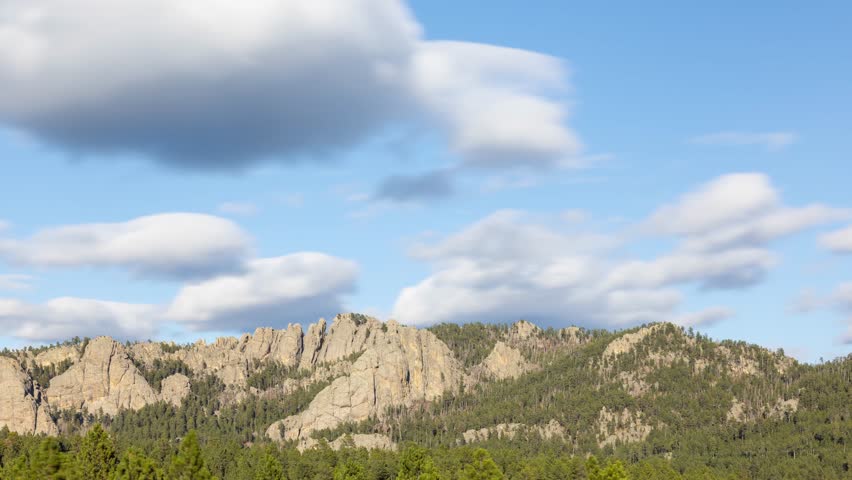 Time lapse of the amazing landscape of the Black Hills in South Dakota.