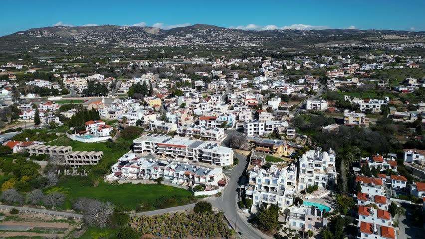 White old town in Cyprus.