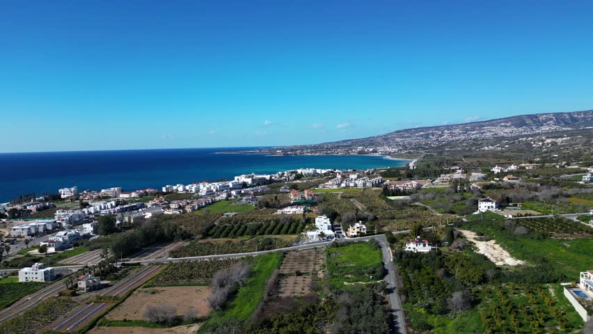 Beautiful Cyprus droneshot in Limassol.