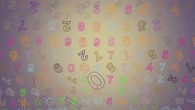 Colorful Floating Numbers on Gradient Background Representing Creativity. Colorful numbers float against a gradient background, symbolizing ideas, education, and possibilities. - Powered by Shutterstock - Get 15% off with code: PIKWIZARD15