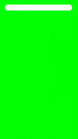 Pop-up notifaction animation on green screen vertical