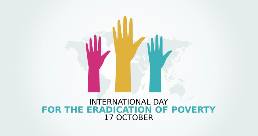 international day for the eradication of poverty motion video, ideal for international day for the eradication of poverty celebration