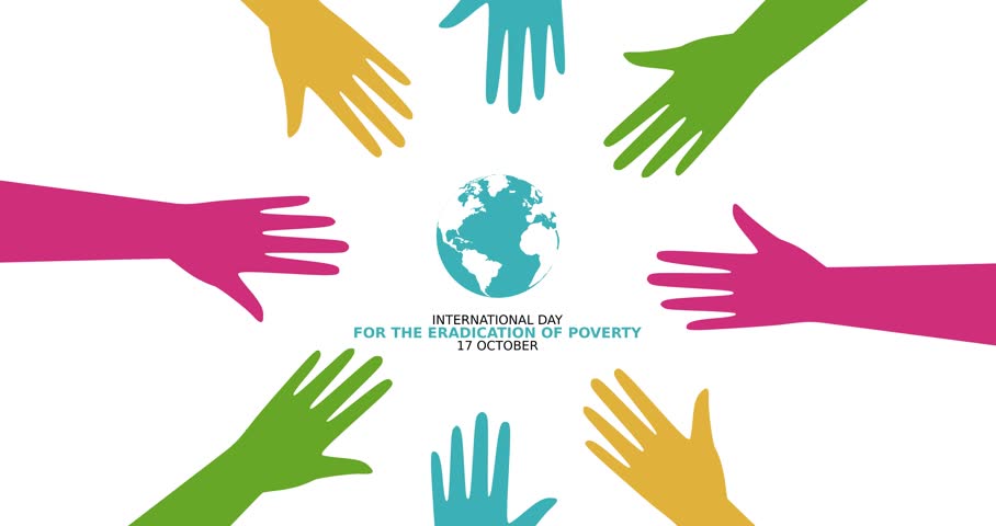 international day for the eradication of poverty motion video, ideal for international day for the eradication of poverty celebration