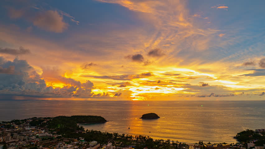 aerial, atmospheric, beach, background, breathtaking, clouds, coastal, cloudscape, coastal view, colorful, darkening, dusk, dramatic, elevated, golden, greenery, island, imagine, horizon, hyper lapse,