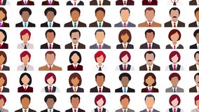 Grid Pattern of Diverse Professionals in Business Attire morphing animation	
 - Powered by Shutterstock - Get 15% off with code: PIKWIZARD15