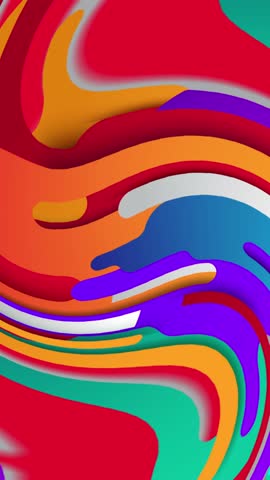An Abstract animation colorful fluid background with seamless looping