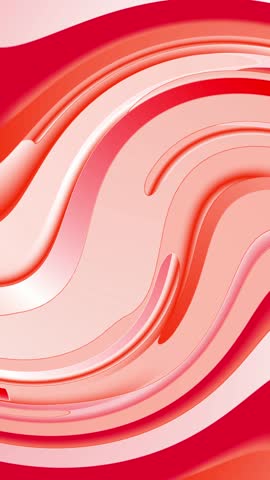 An Abstract animation red, pink fluid background with seamless looping and glossy texture