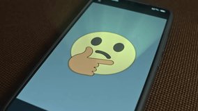 Confused emoji, emoji thinking, presentation - Powered by Shutterstock - Get 15% off with code: PIKWIZARD15