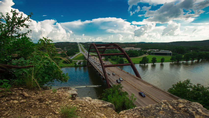 Timelapse of the Pennybacker Bridge in Austin. TX