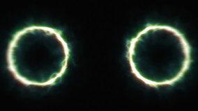 Pulsating neon rings expanding in seamless loop with ethereal glow - Powered by Shutterstock - Get 15% off with code: PIKWIZARD15