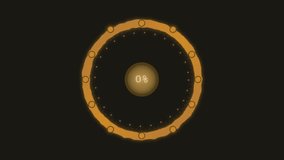  Circular Steampunk Analog Clock Loading Bar - Powered by Shutterstock - Get 15% off with code: PIKWIZARD15