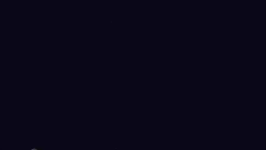 Luxe Sparkle Bloom Animation with Glowing Light Gray Spheres Forming Flowing Lines on Dark Starry Background Creating Abstract Cosmic and Futuristic Visual Effect