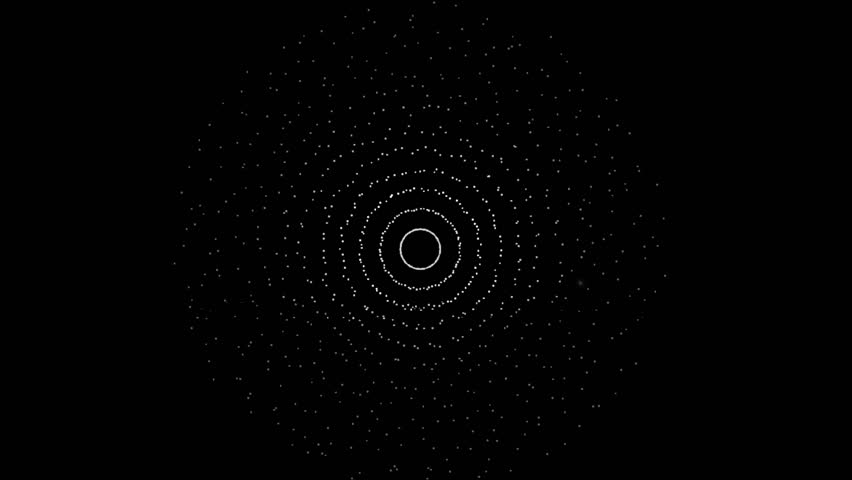 Organic Wobbling Concentric Rings Animation