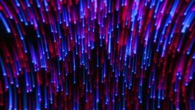 Abstract Neon Light Streaks Dynamic Blue Red Glowing Fiber Optics Digital Art Background Texture Design Wallpaper - Powered by Shutterstock - Get 15% off with code: PIKWIZARD15