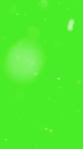 ice frozen effect with snow particle animation on green screen or transparent background.4k vertical video	