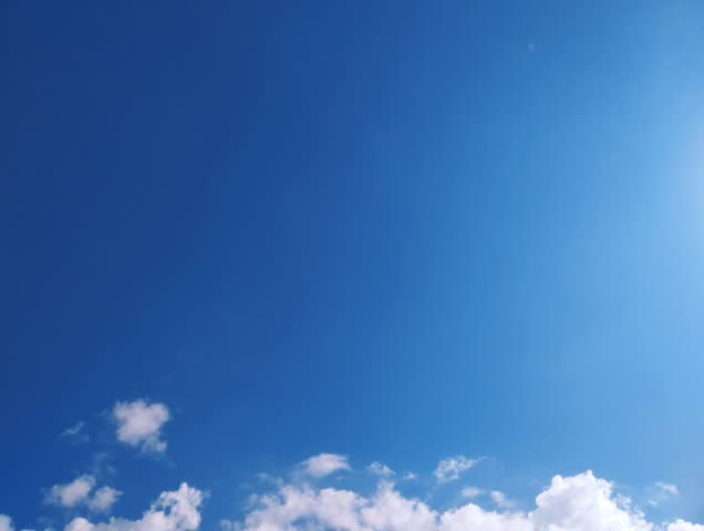 blue sky on the spot 